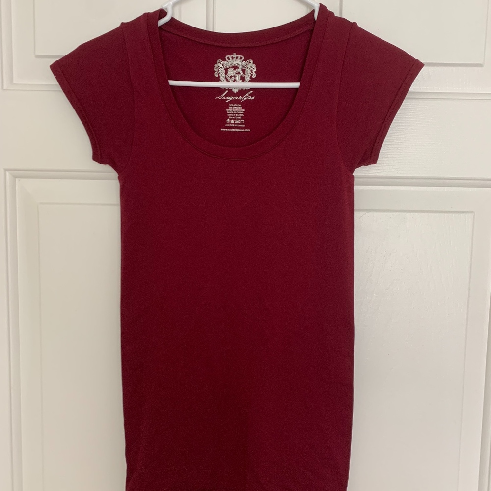 Sugar Lips Fitted Tee